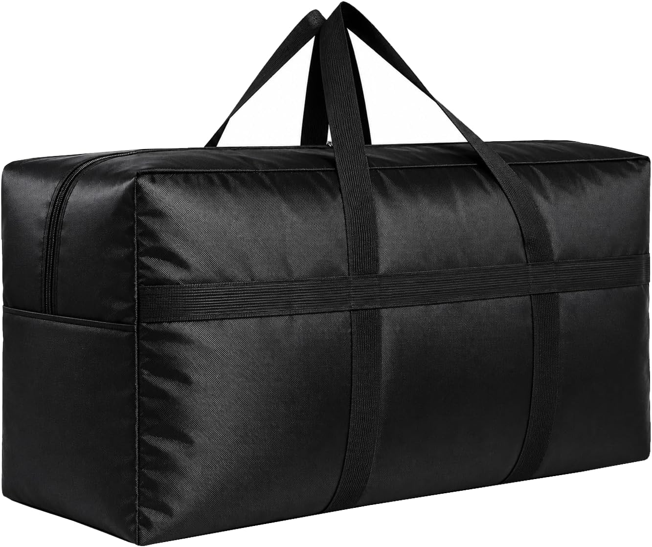 130L Extra Large Foldable Storage Duffle Bag in Black