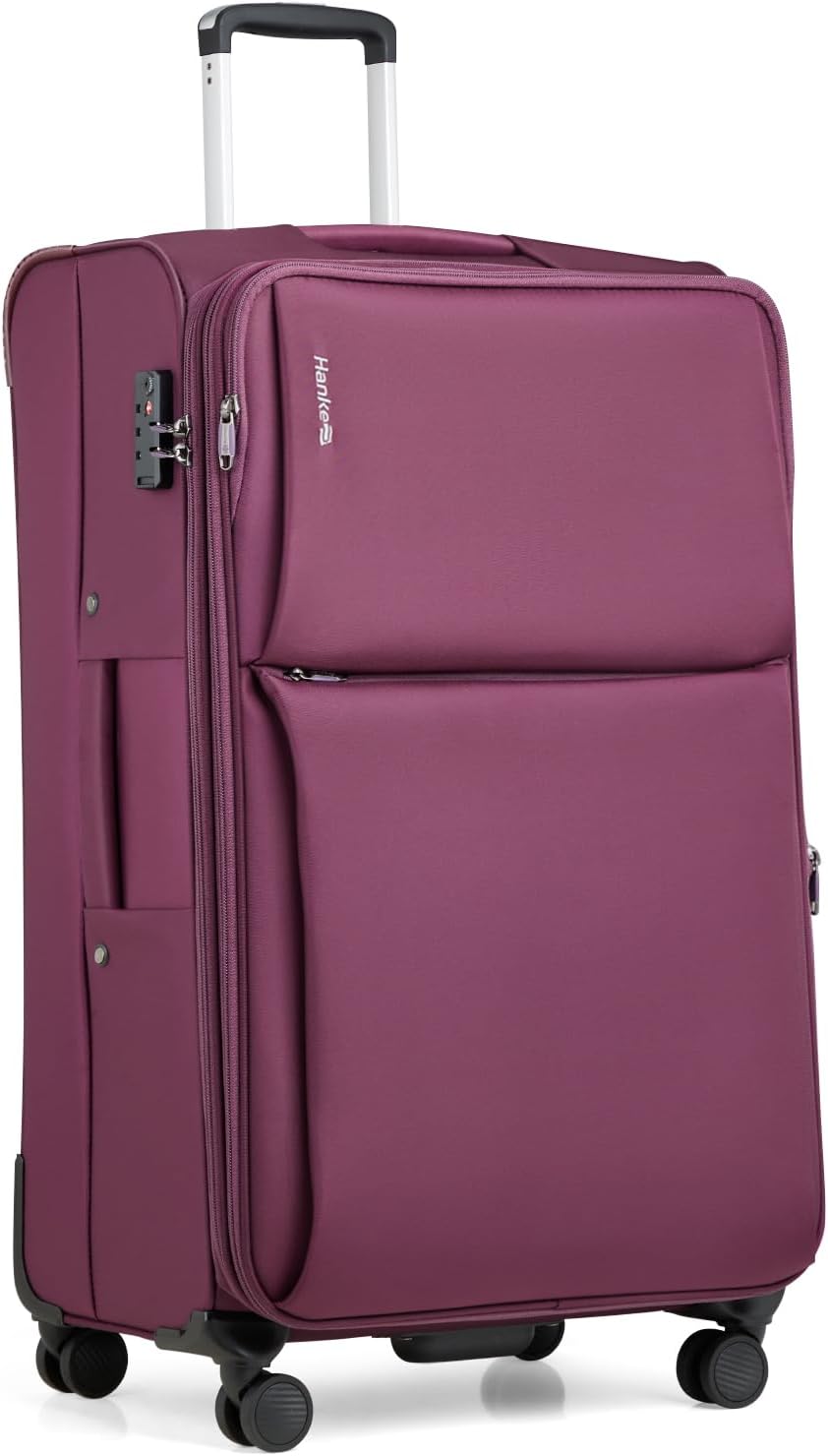 16 Inch Underseat Cabin Suitcase with Spinner Wheels and Combination Lock