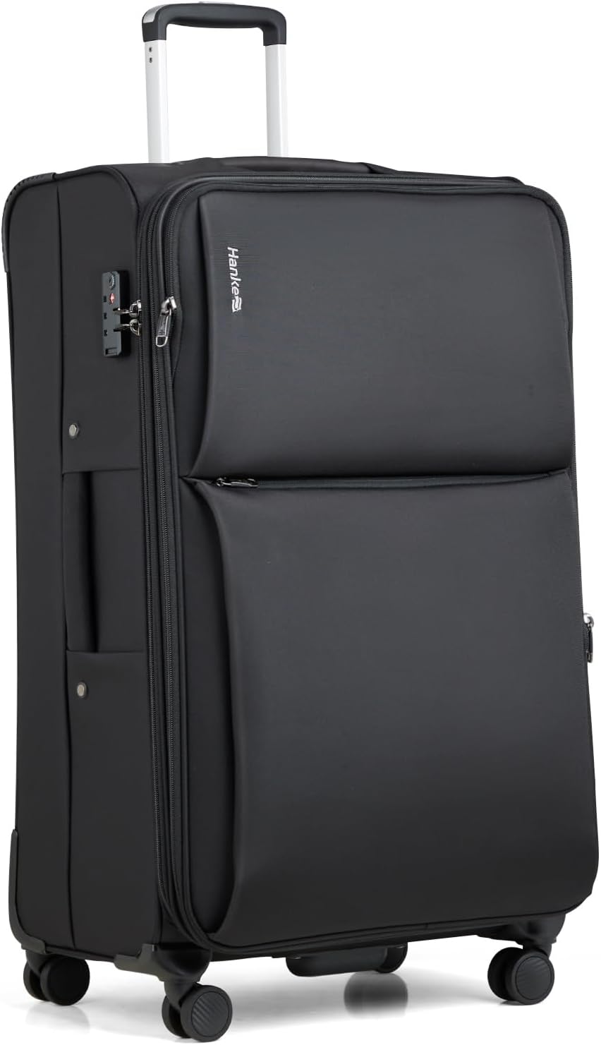 16 Inch Underseat Cabin Suitcase with Spinner Wheels and Combination Lock