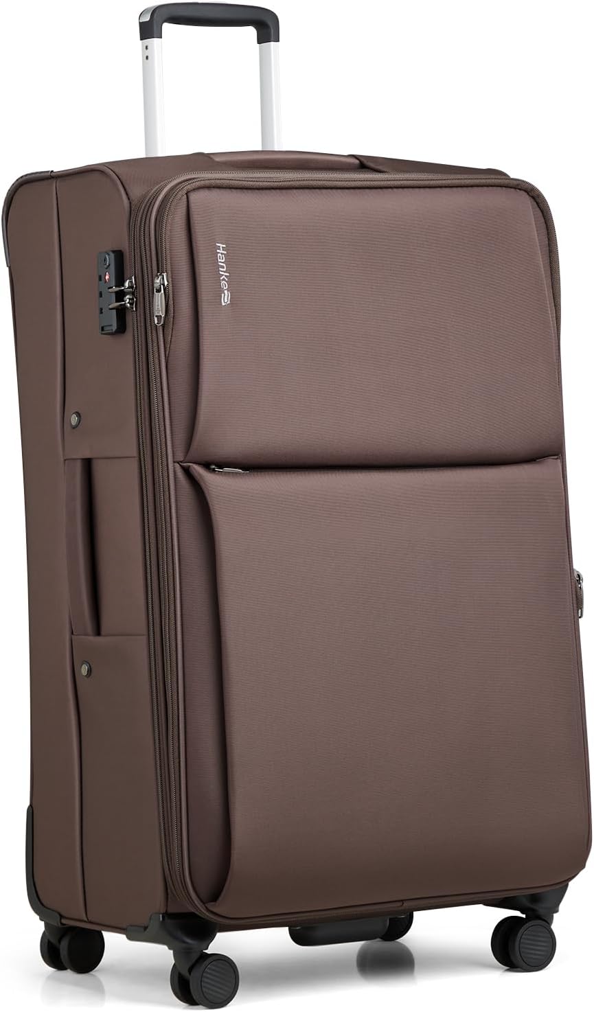 16 Inch Underseat Cabin Suitcase with Spinner Wheels and Combination Lock