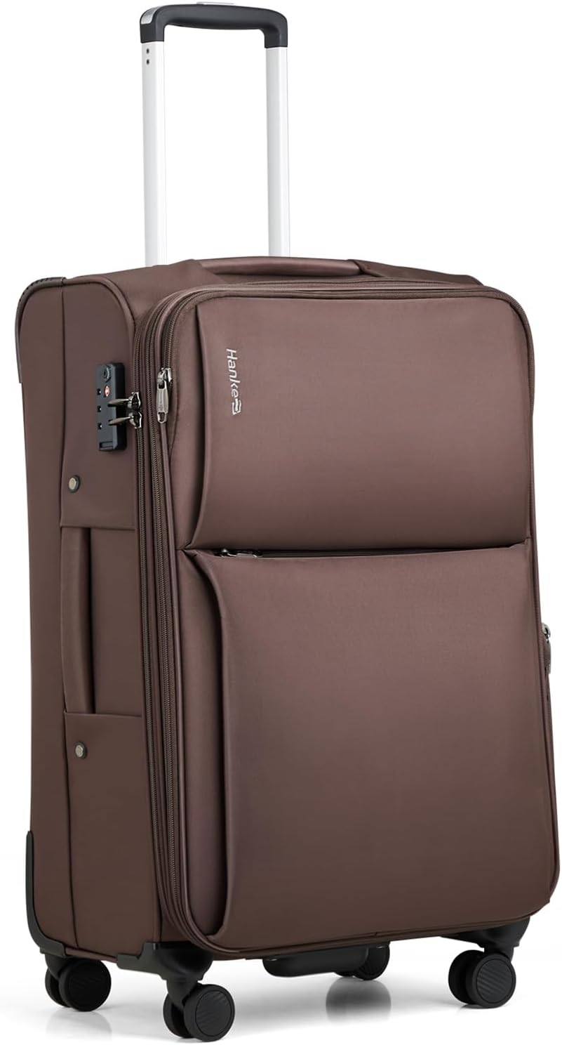 16 Inch Underseat Cabin Suitcase with Spinner Wheels and Combination Lock