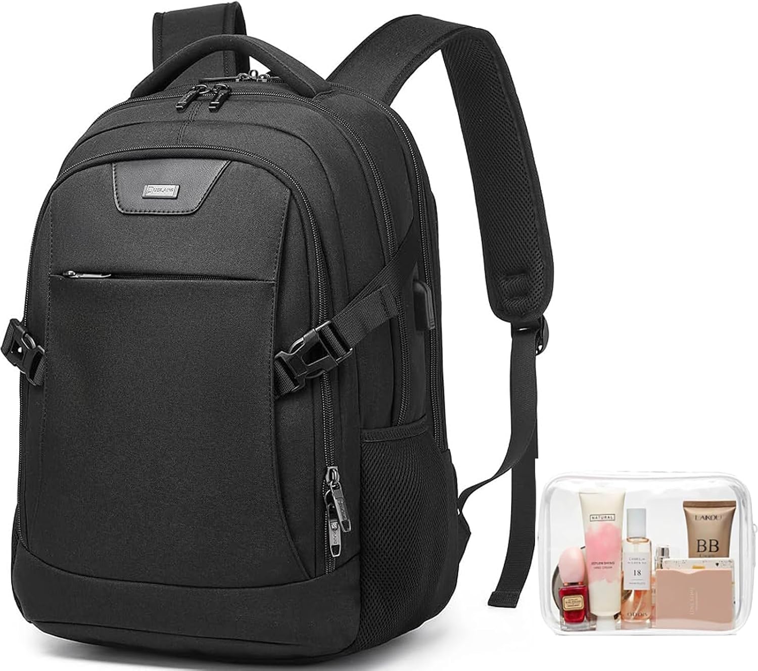 17 Inch Laptop Backpack with USB Charging Port, Water Resistant