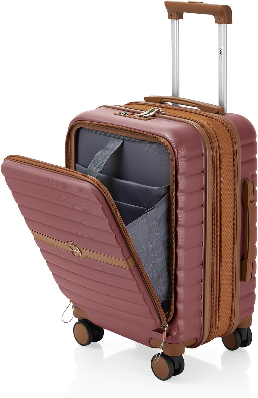 20 Inch Expandable Cabin Suitcase in Hard Shell PC and ABS