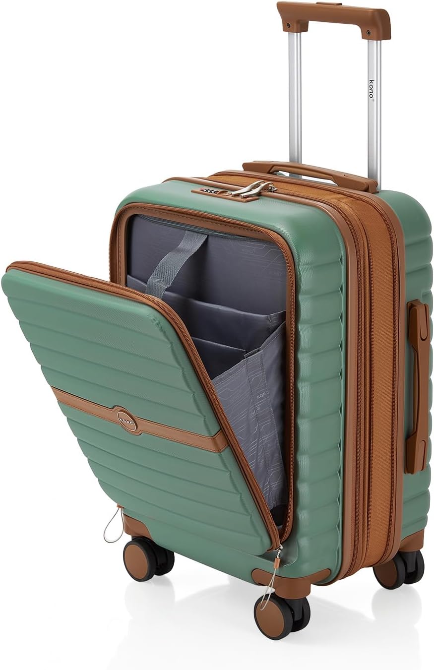 20 Inch Expandable Cabin Suitcase in Hard Shell PC and ABS
