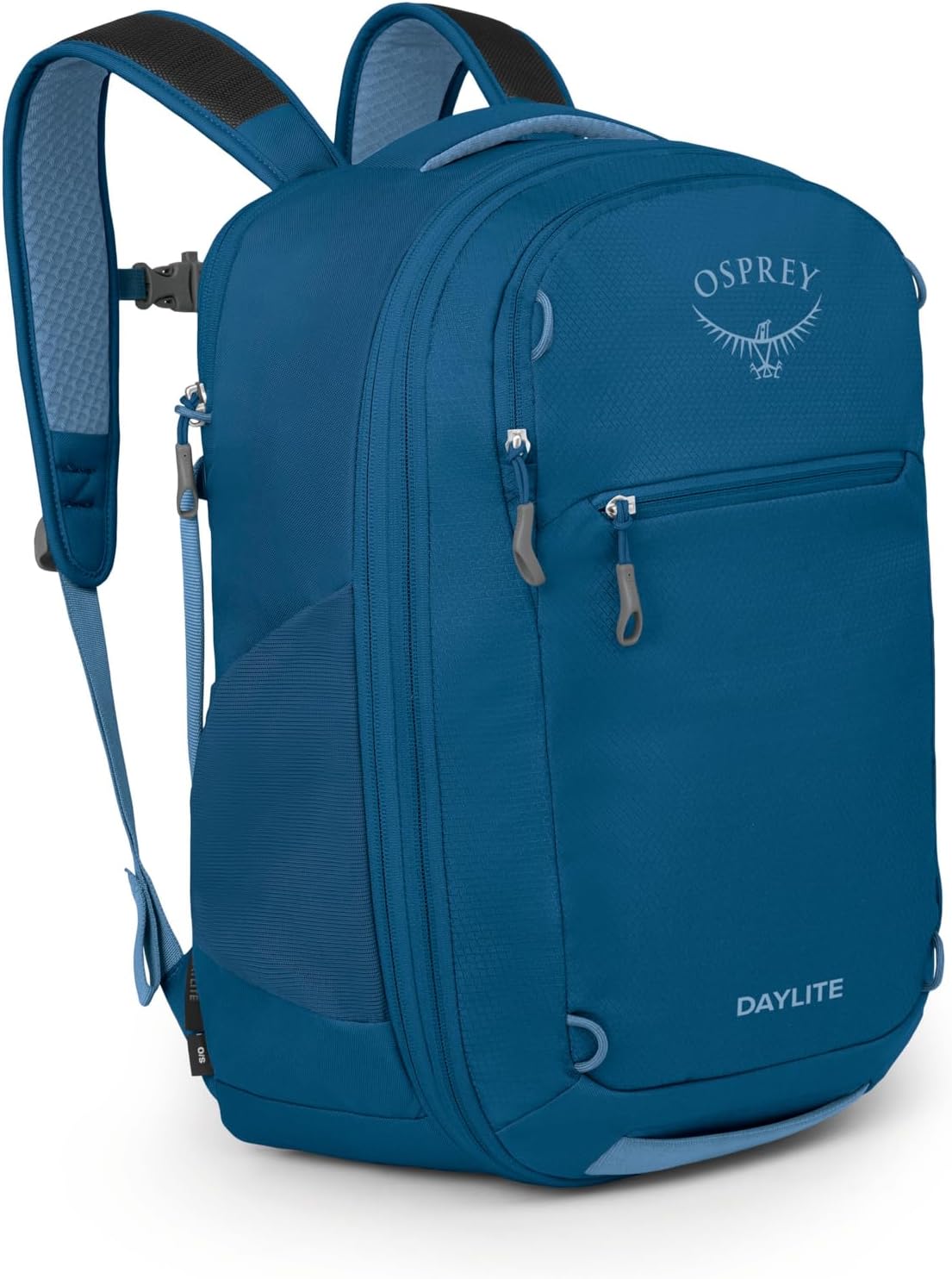 26 Plus 6 Litre Expandable Travel Pack with Laptop Sleeve, Blue