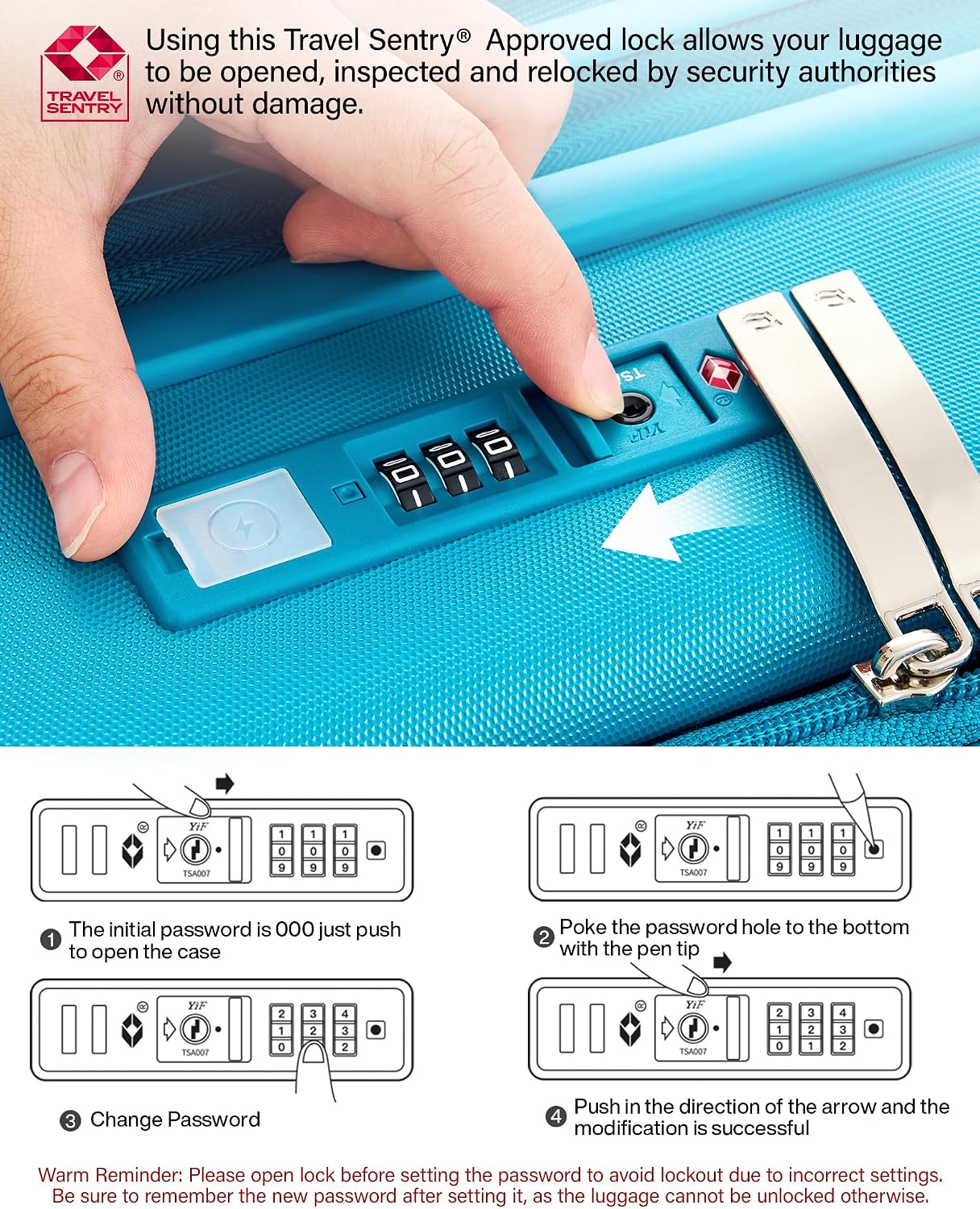 28 Inch Expandable Hard Shell Suitcase with Spinner Wheels, Top Opening