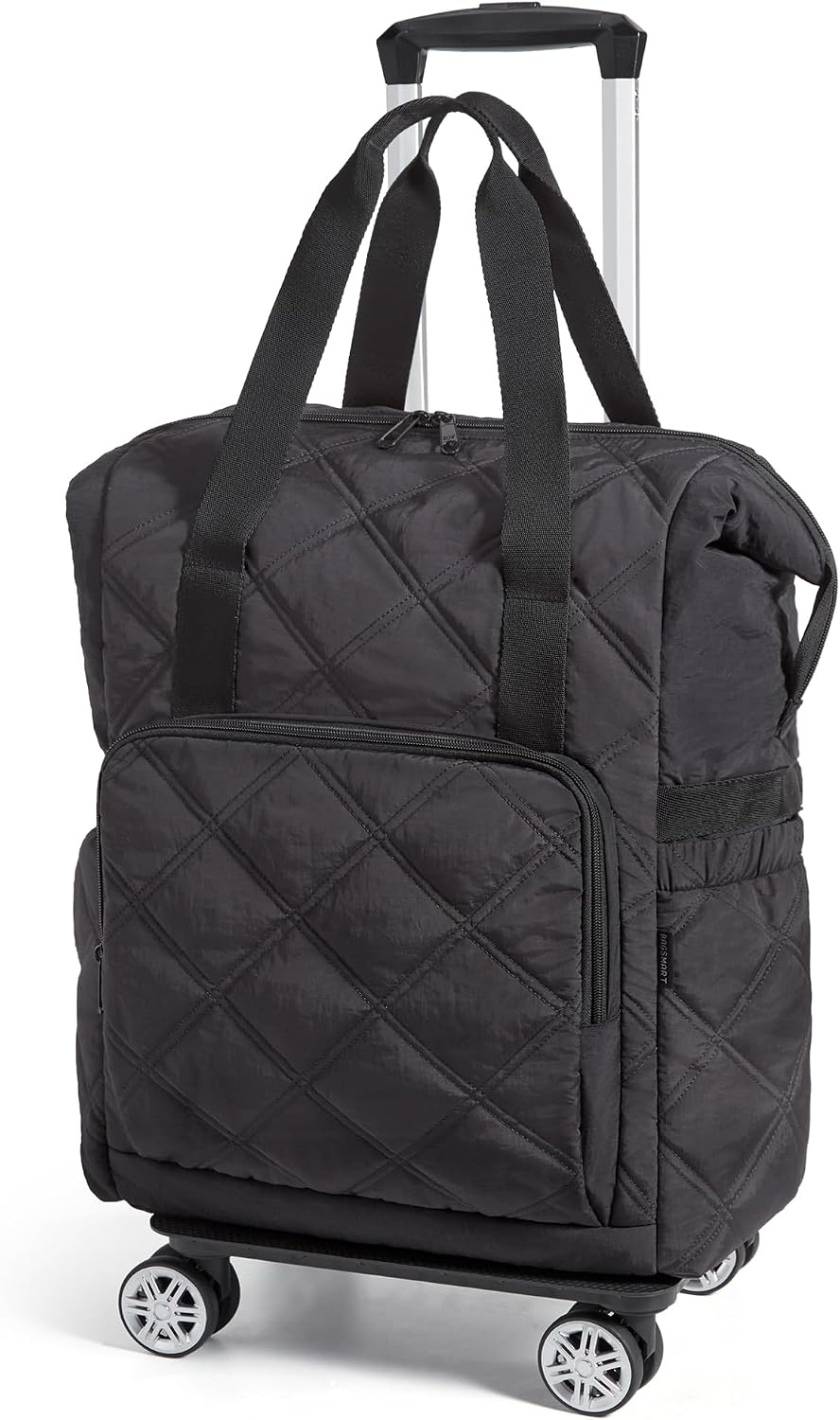 35L Rolling Duffle Bag with Detachable Base and Wet Pocket