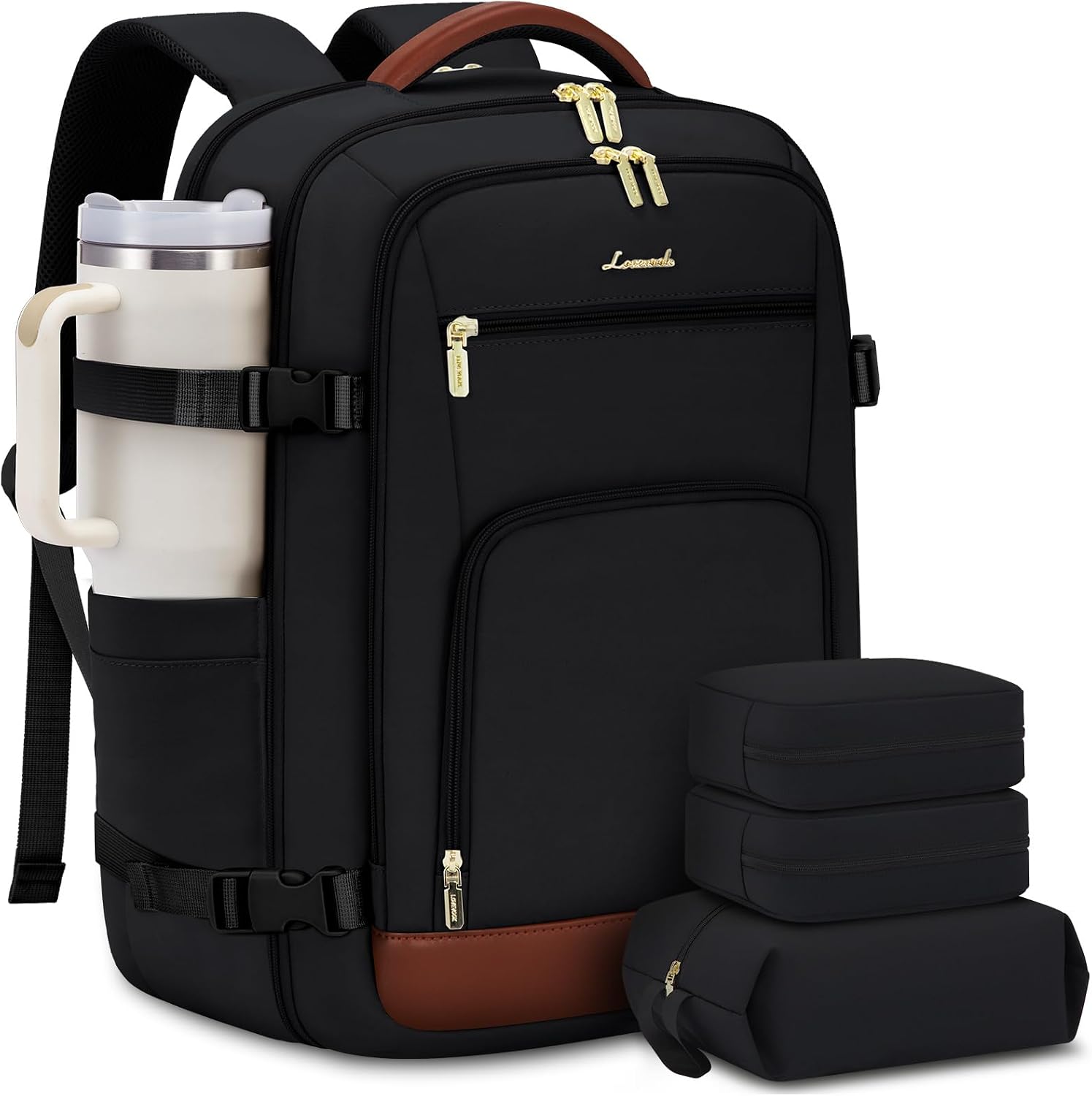40L Cabin Travel Backpack for Women, Fits a 17 Inch Laptop