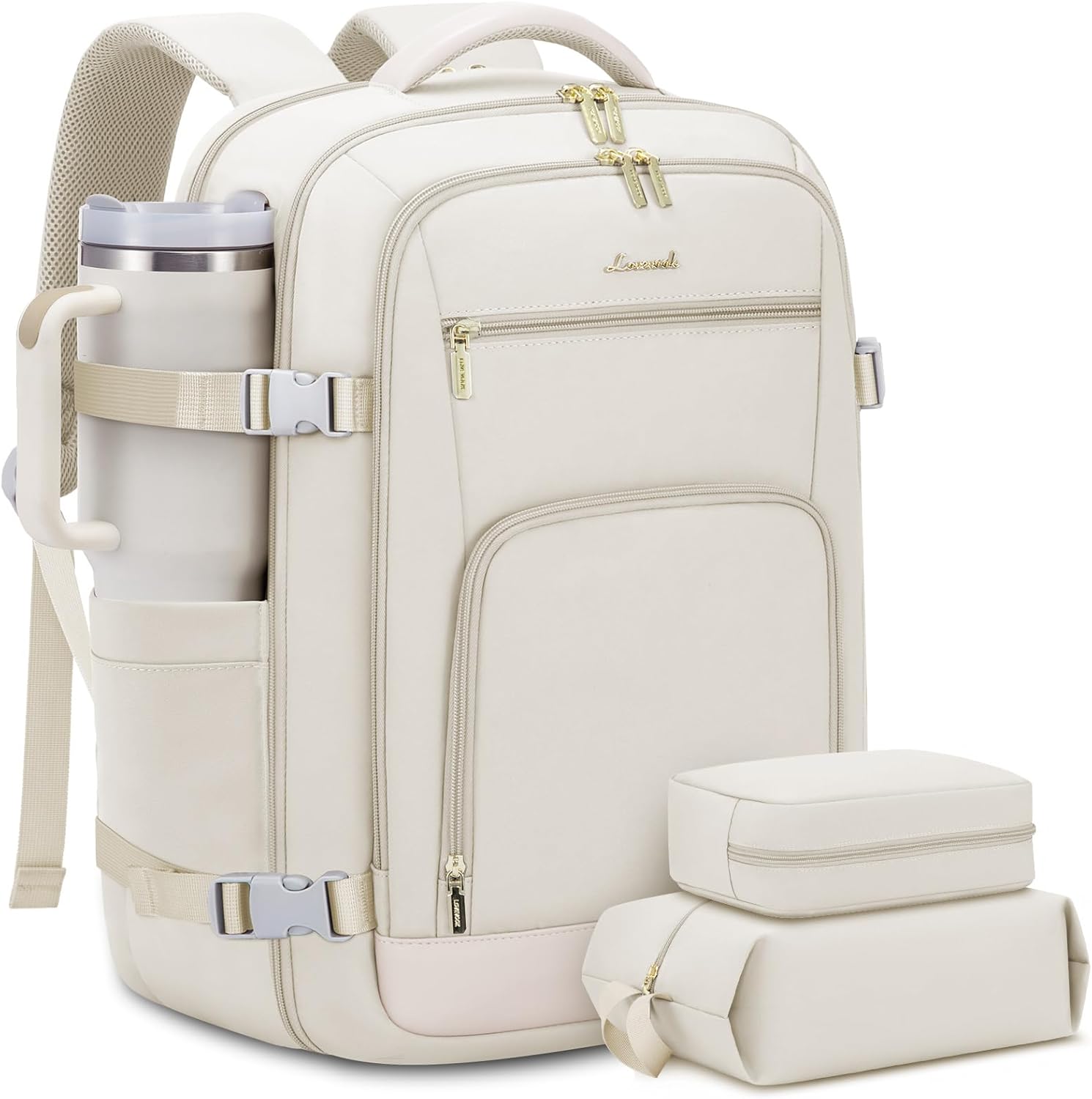 40L Cabin Travel Backpack for Women, Fits a 17 Inch Laptop