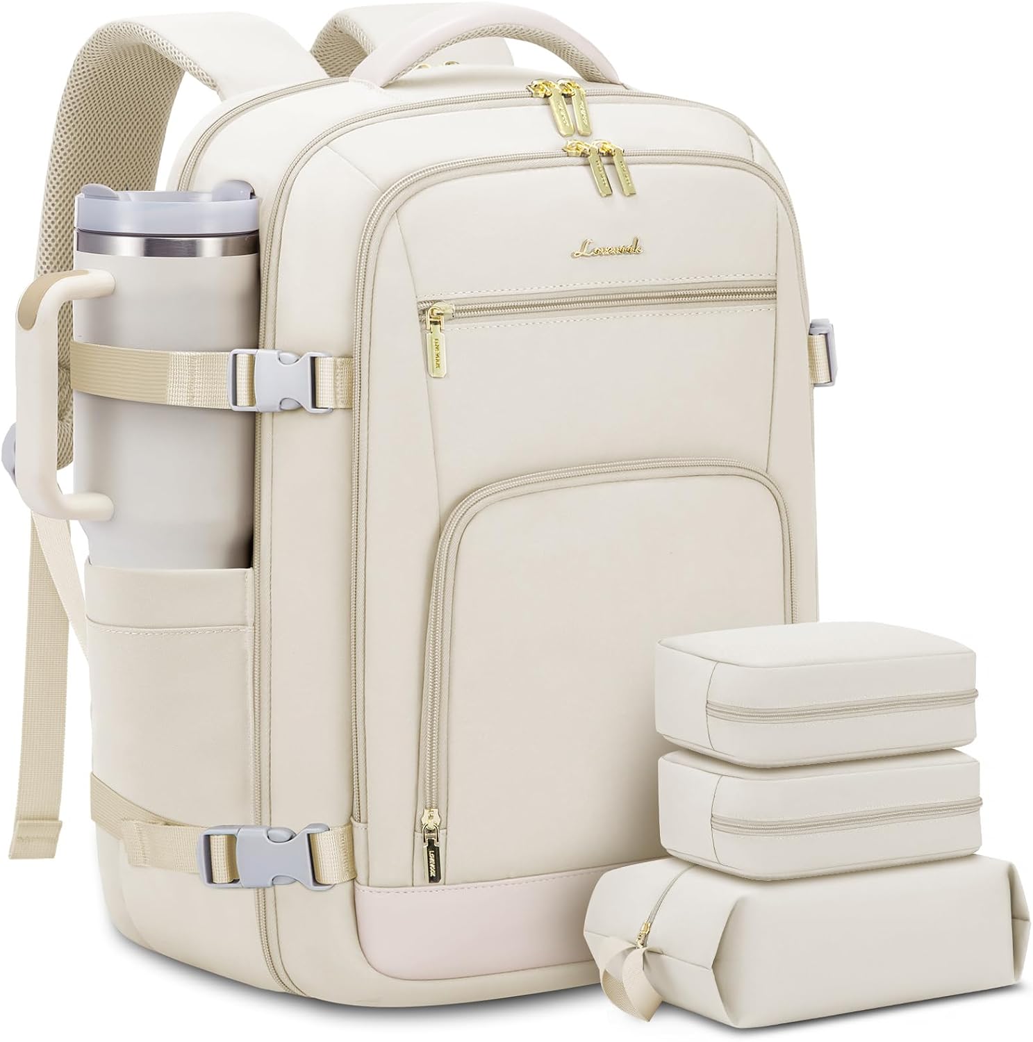 40L Cabin Travel Backpack for Women, Fits a 17 Inch Laptop