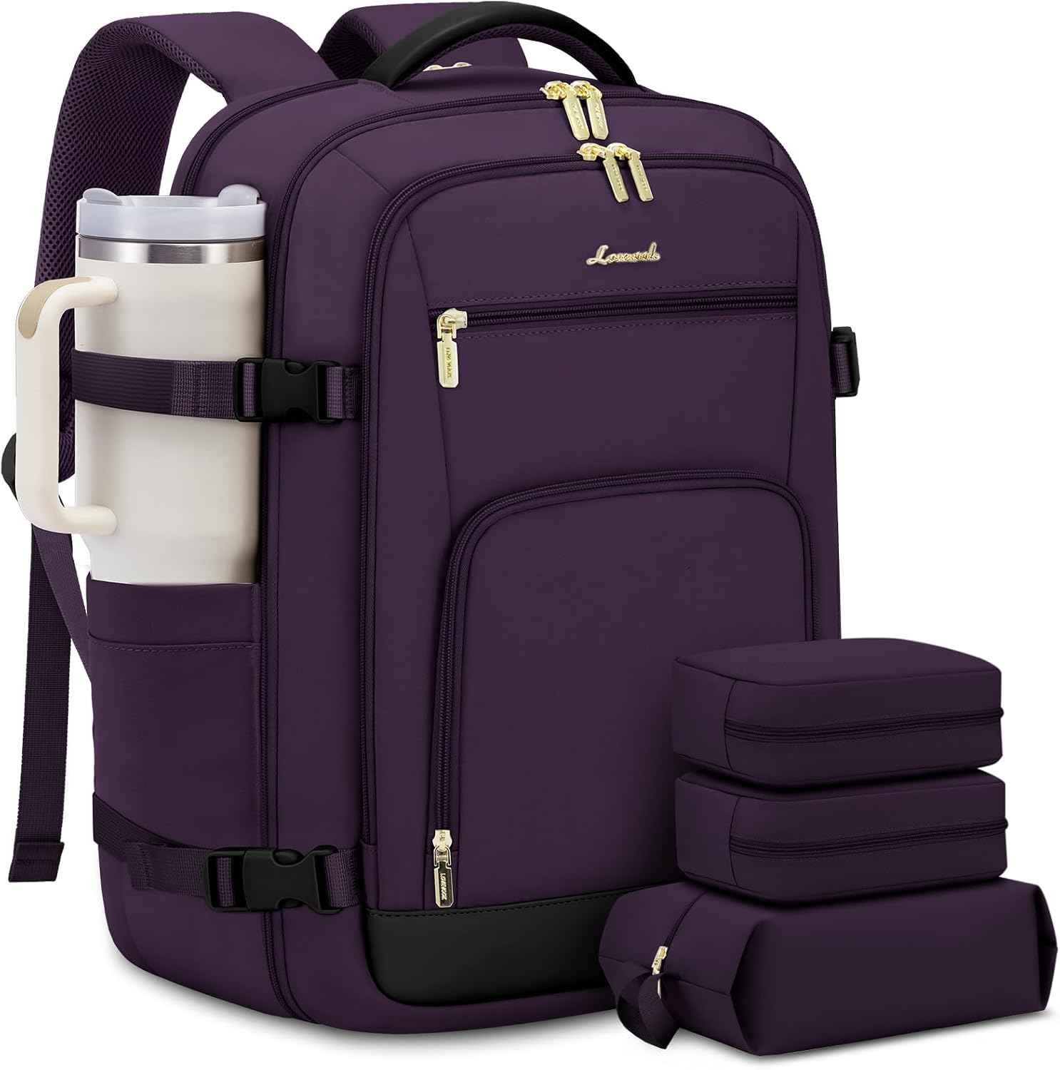 40L Cabin Travel Backpack for Women, Fits a 17 Inch Laptop
