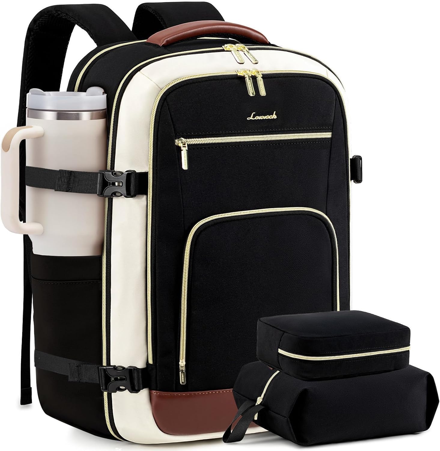 40L Cabin Travel Backpack for Women, Fits a 17 Inch Laptop