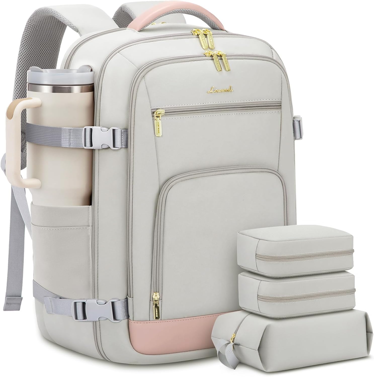 40L Cabin Travel Backpack for Women, Fits a 17 Inch Laptop