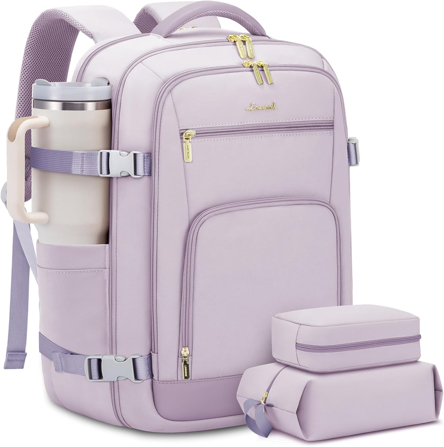40L Cabin Travel Backpack for Women, Fits a 17 Inch Laptop