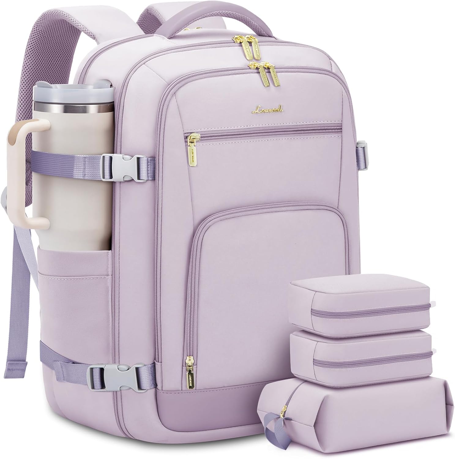 40L Cabin Travel Backpack for Women, Fits a 17 Inch Laptop