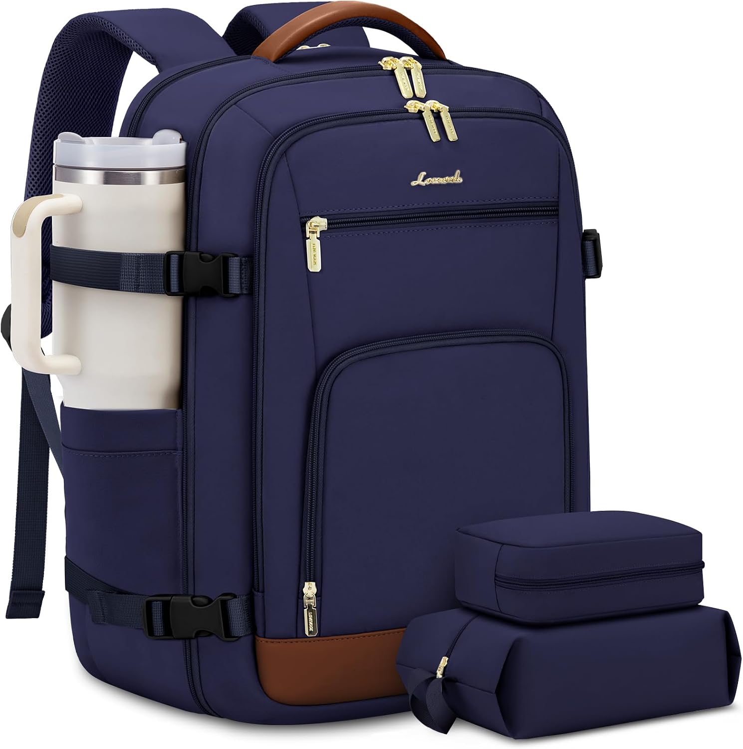 40L Cabin Travel Backpack for Women, Fits a 17 Inch Laptop