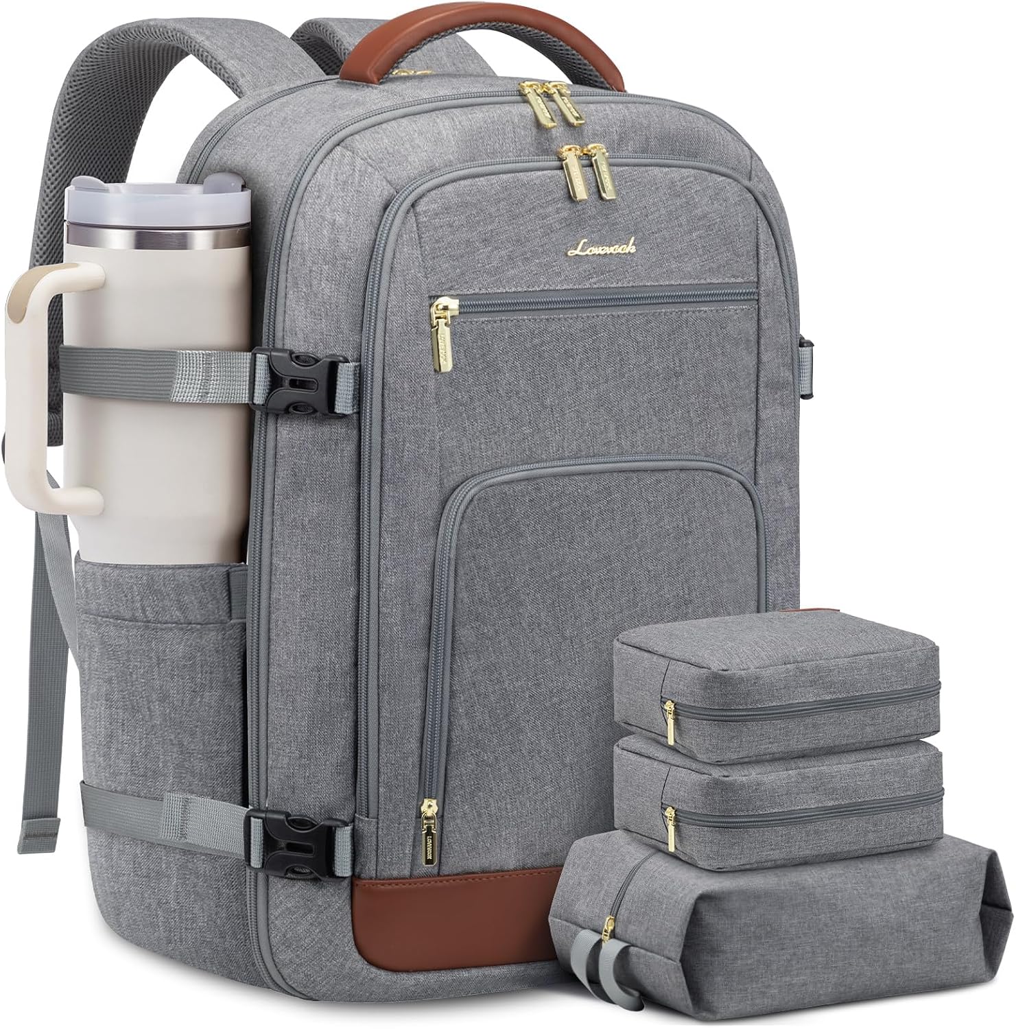 40L Cabin Travel Backpack for Women, Fits a 17 Inch Laptop