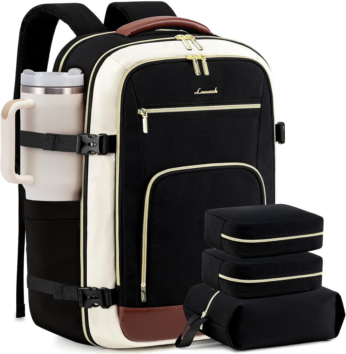 40L Cabin Travel Backpack for Women, Fits a 17 Inch Laptop