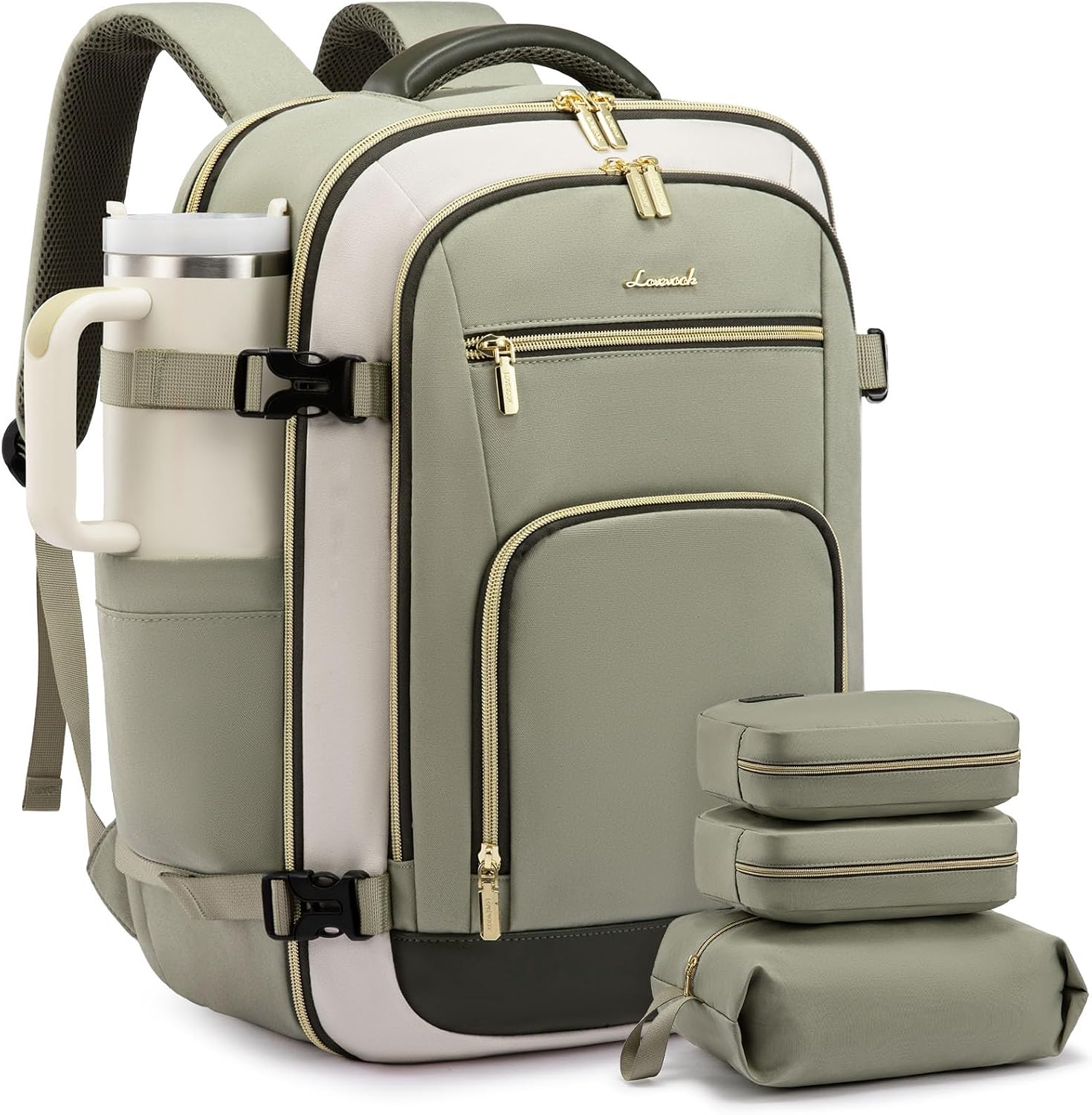 40L Cabin Travel Backpack for Women, Fits a 17 Inch Laptop