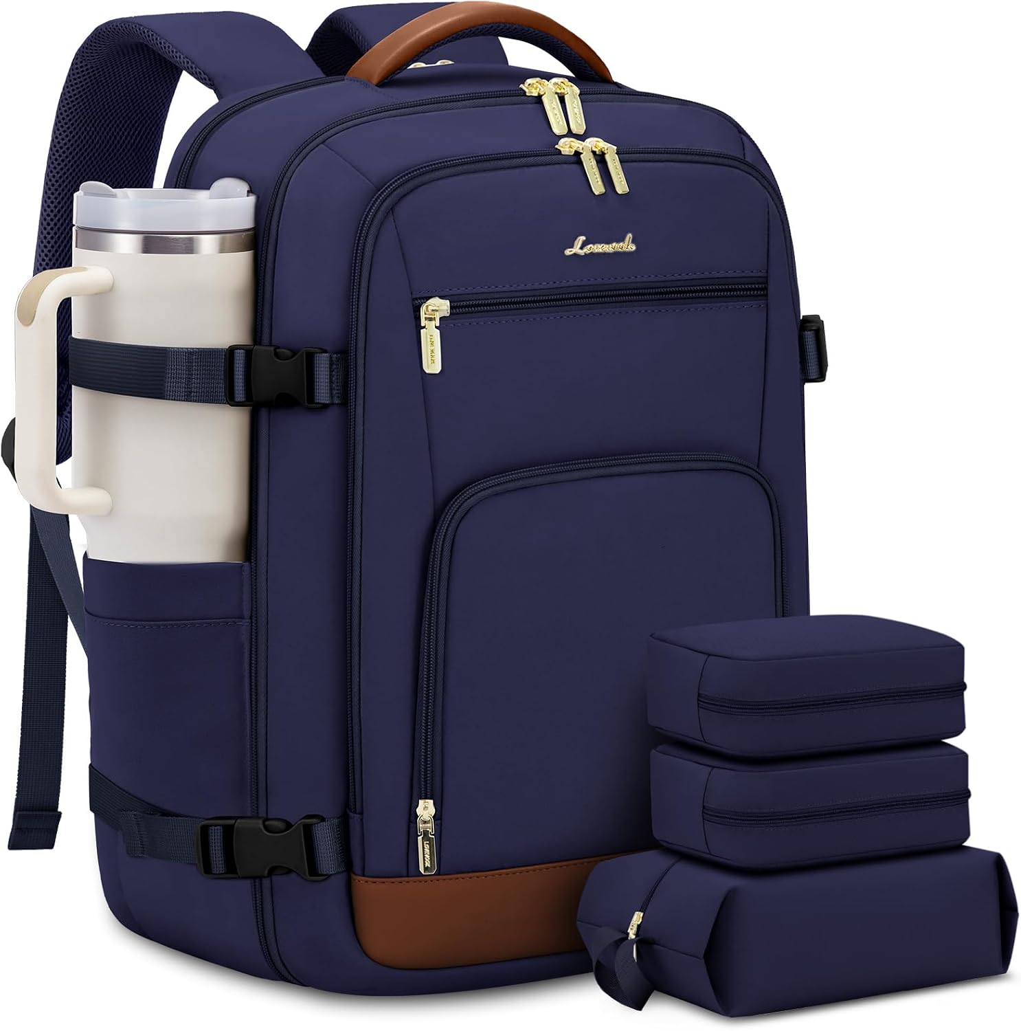 40L Cabin Travel Backpack for Women, Fits a 17 Inch Laptop