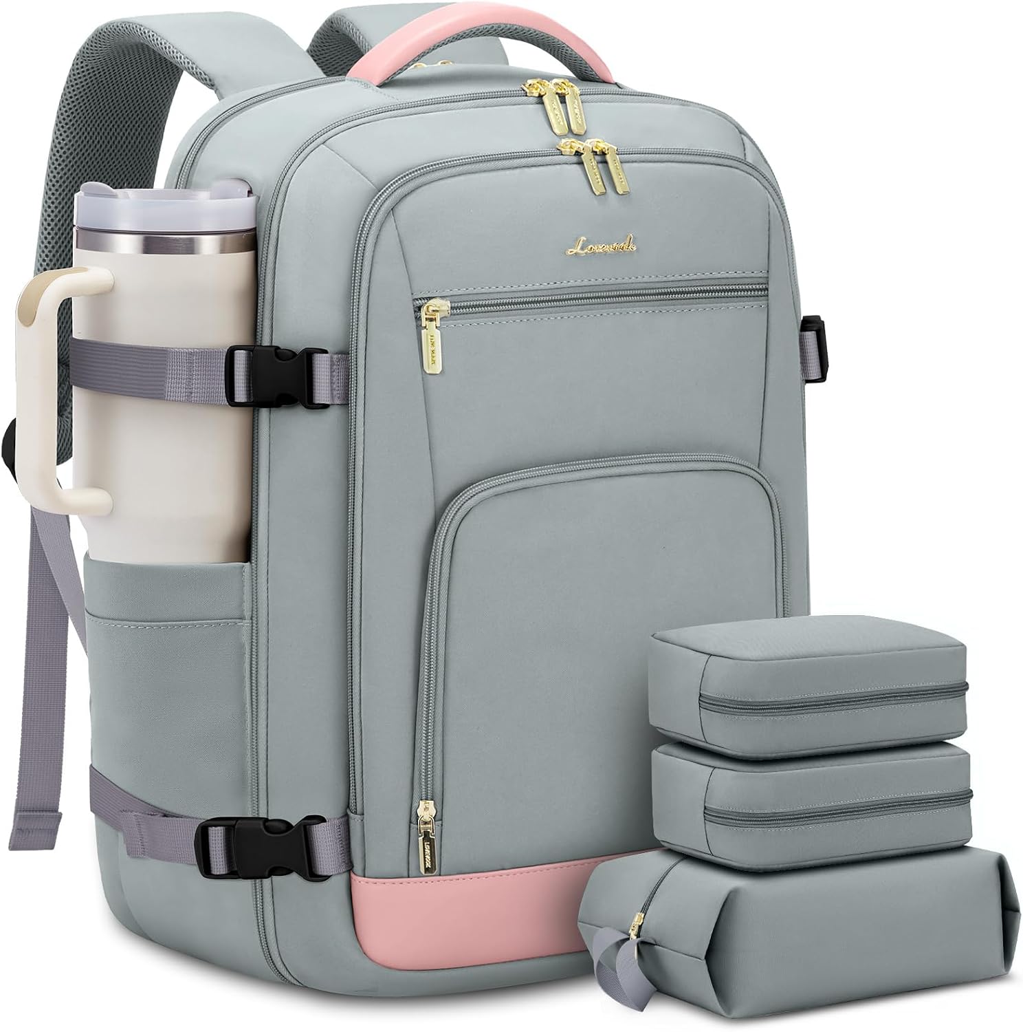 40L Cabin Travel Backpack for Women, Fits a 17 Inch Laptop