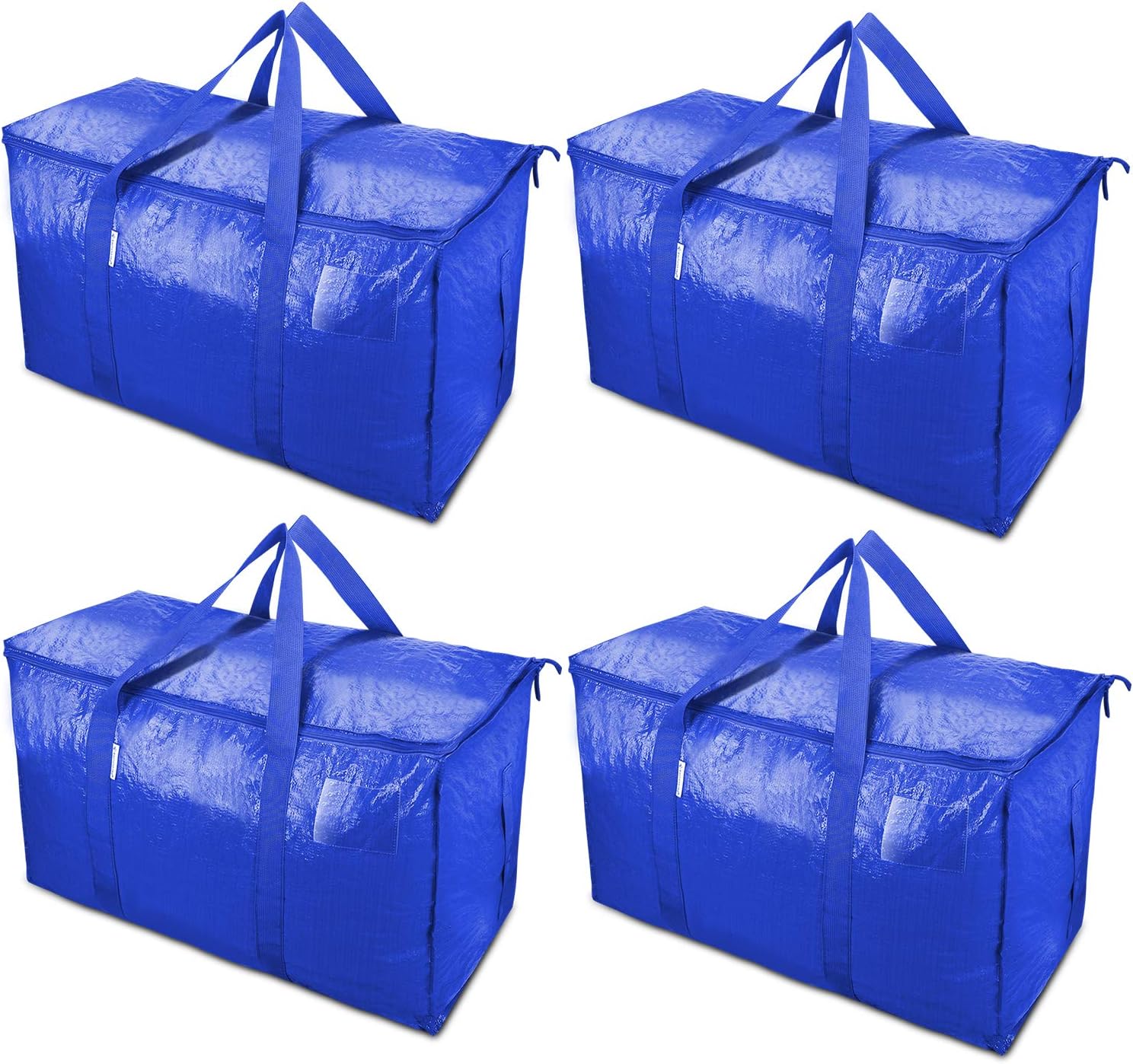 6 Pack Extra Large Moving and Storage Bags, Heavy Duty