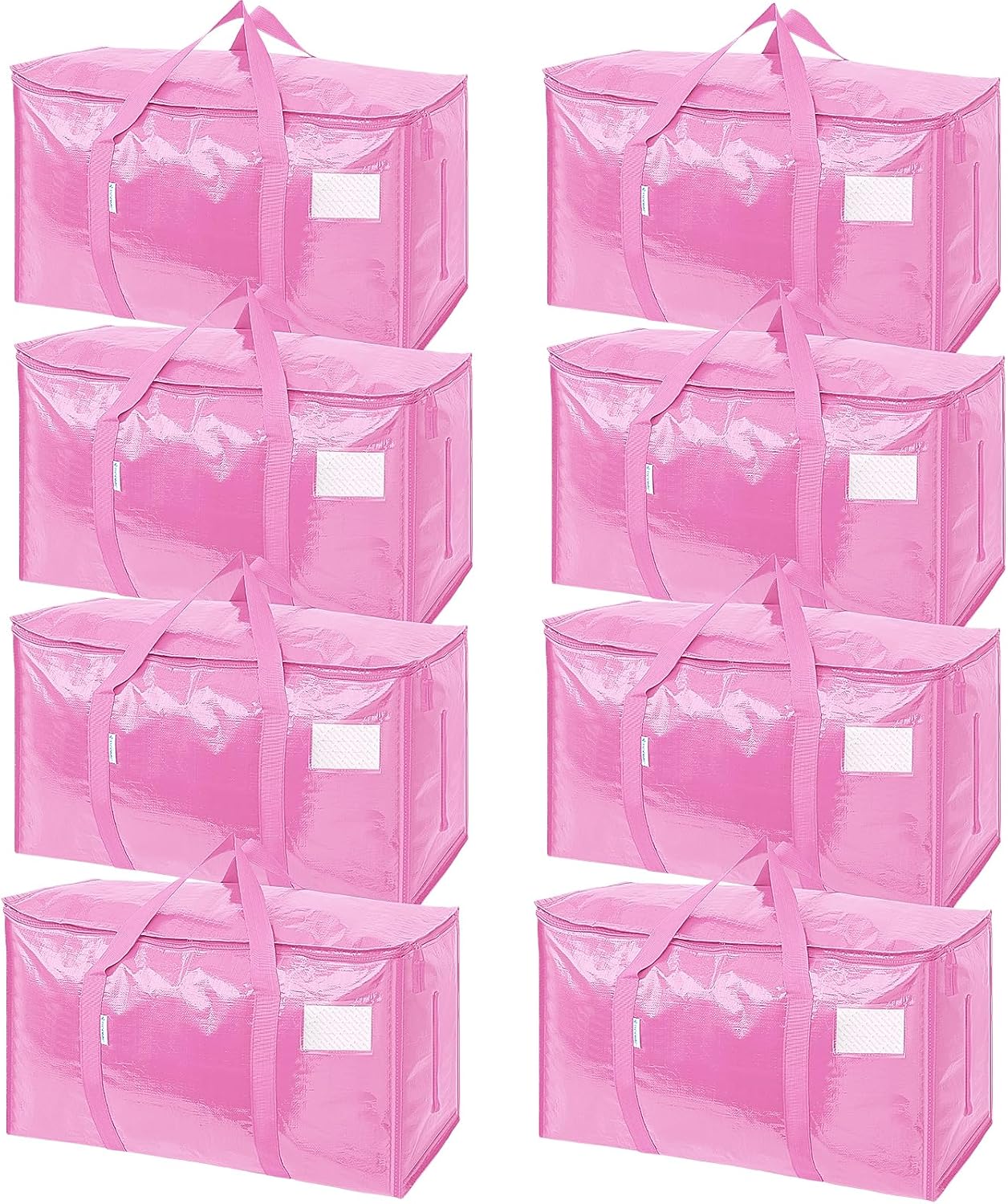 6 Pack Extra Large Moving and Storage Bags, Heavy Duty