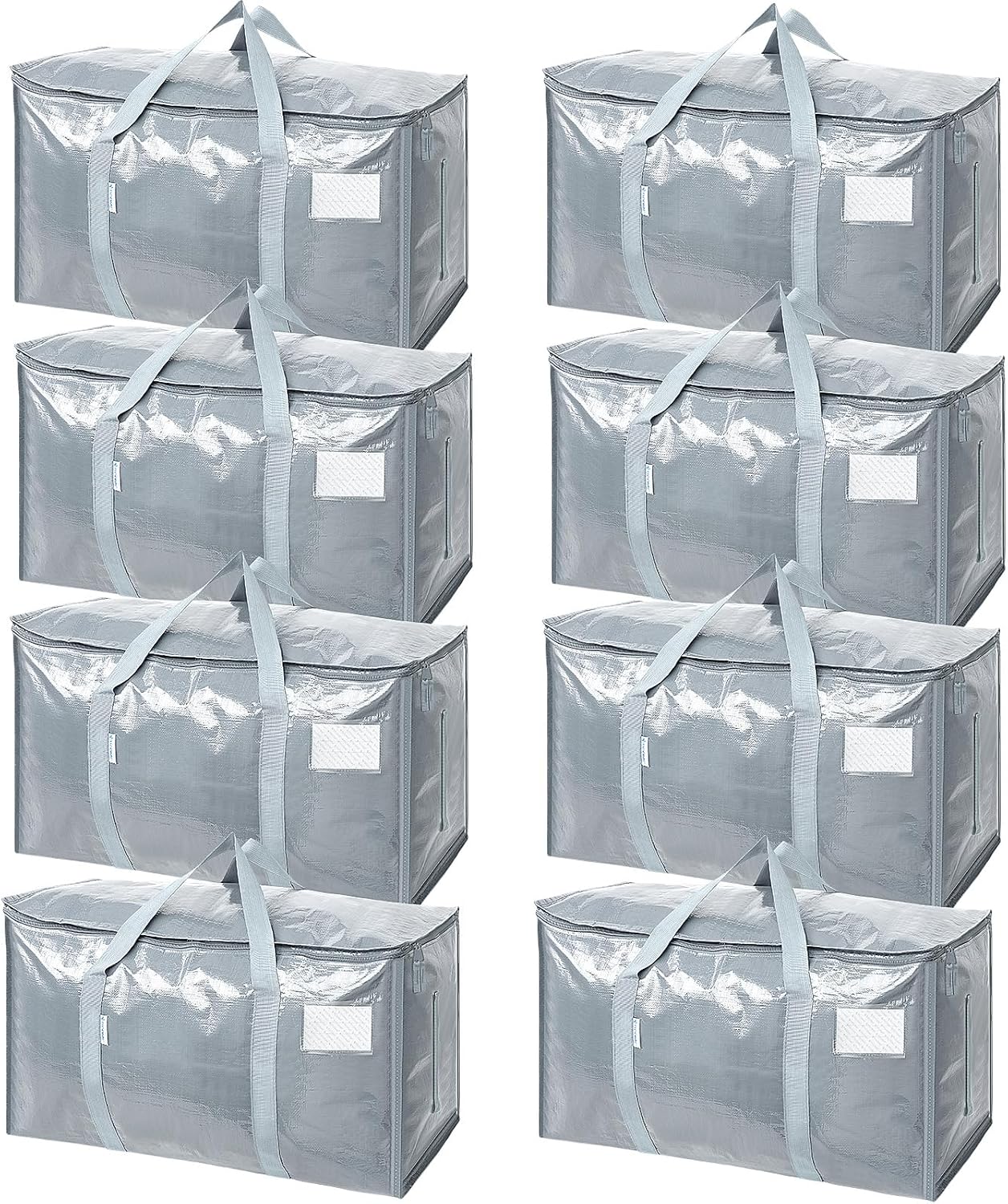 6 Pack Extra Large Moving and Storage Bags, Heavy Duty