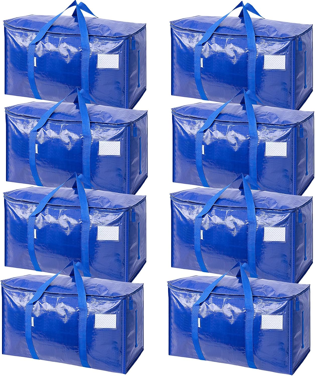 6 Pack Extra Large Moving and Storage Bags, Heavy Duty