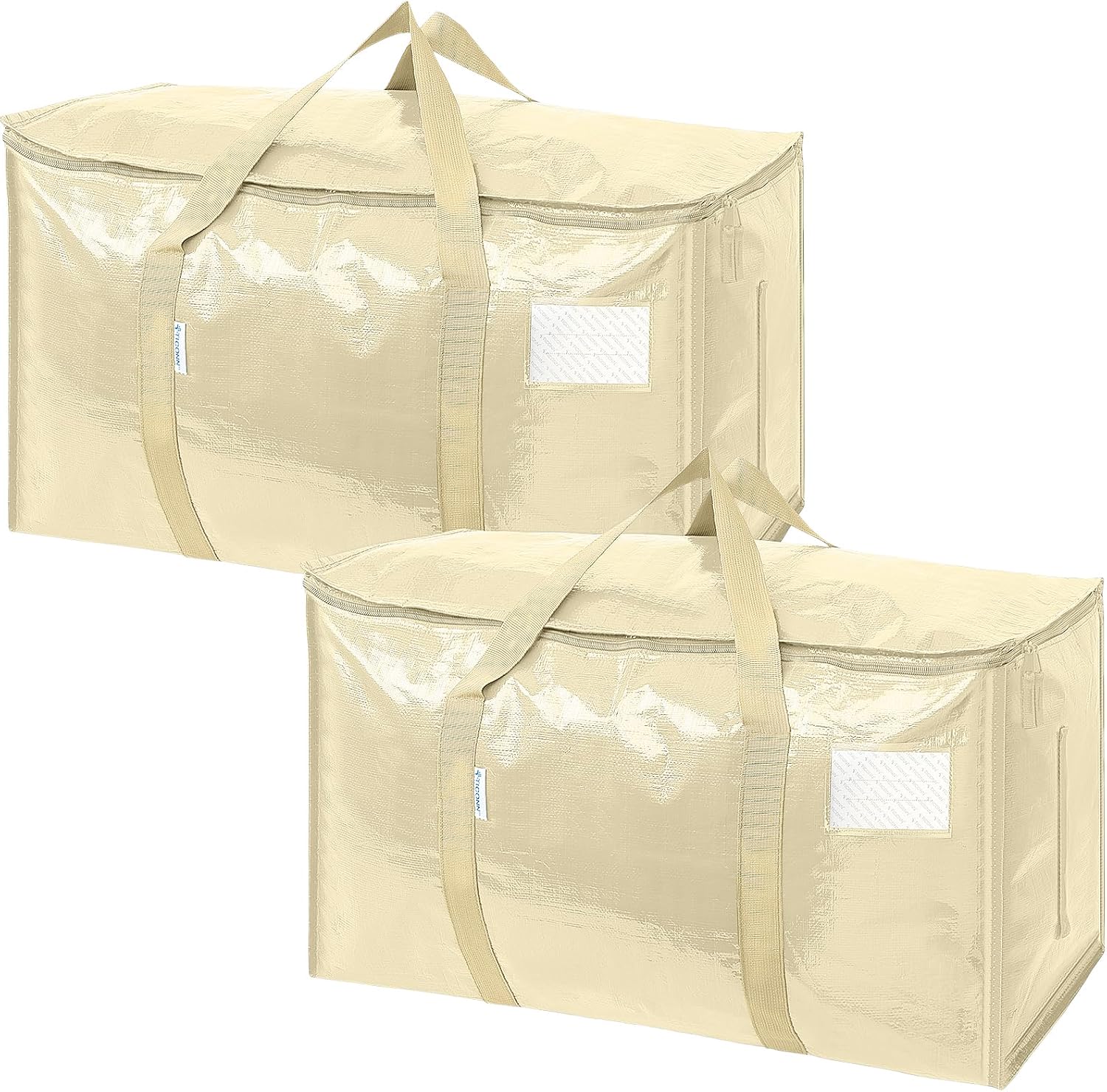 6 Pack Extra Large Moving and Storage Bags, Heavy Duty