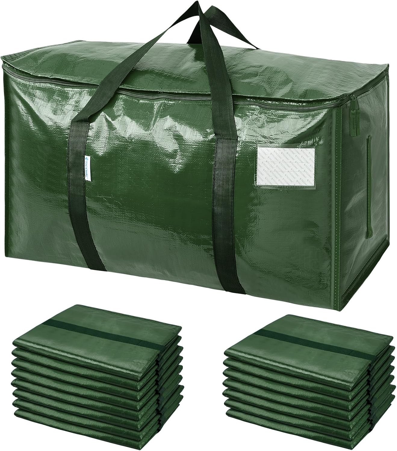 6 Pack Extra Large Moving and Storage Bags, Heavy Duty