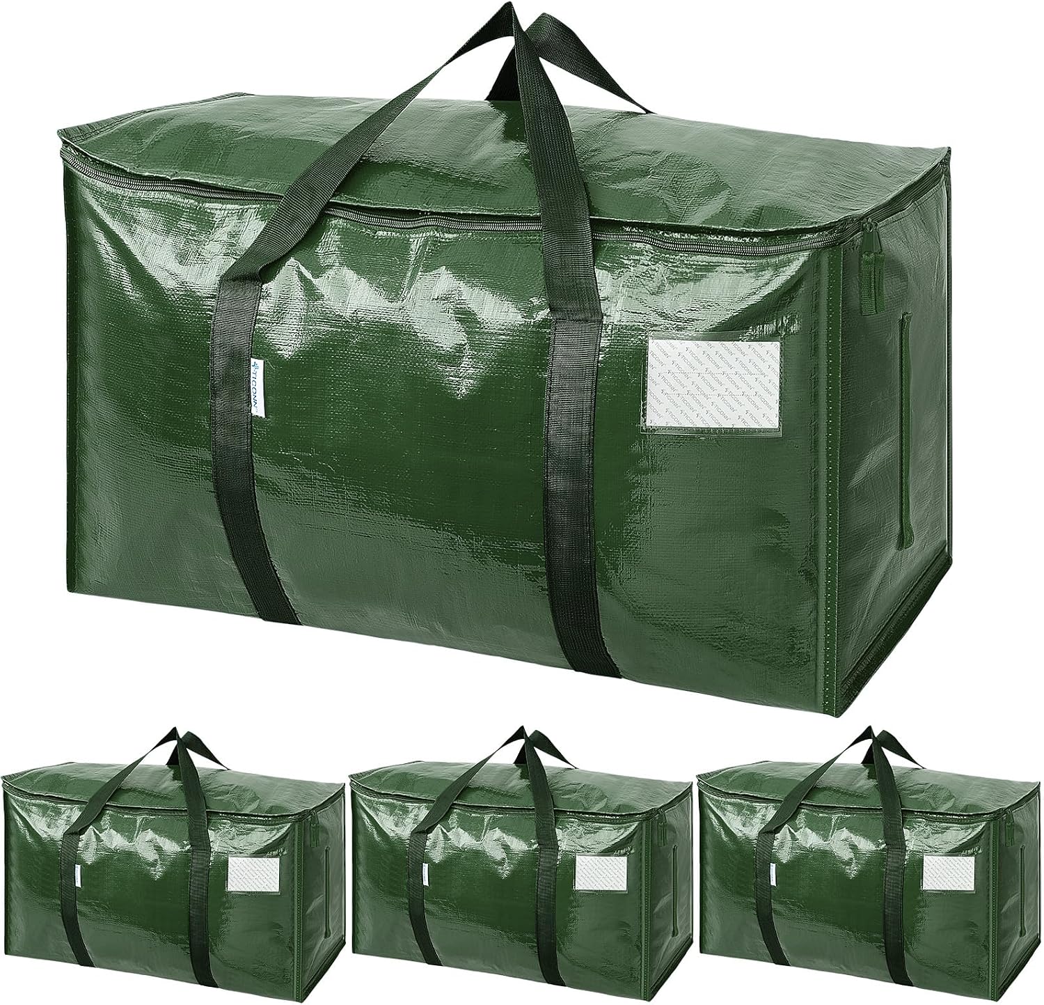 6 Pack Extra Large Moving and Storage Bags, Heavy Duty
