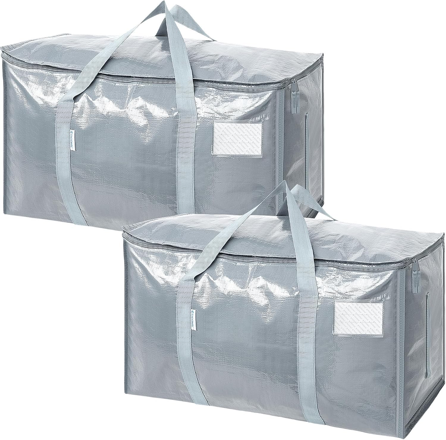 6 Pack Extra Large Moving and Storage Bags, Heavy Duty