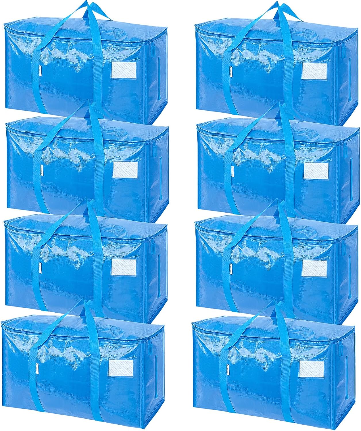 6 Pack Extra Large Moving and Storage Bags, Heavy Duty