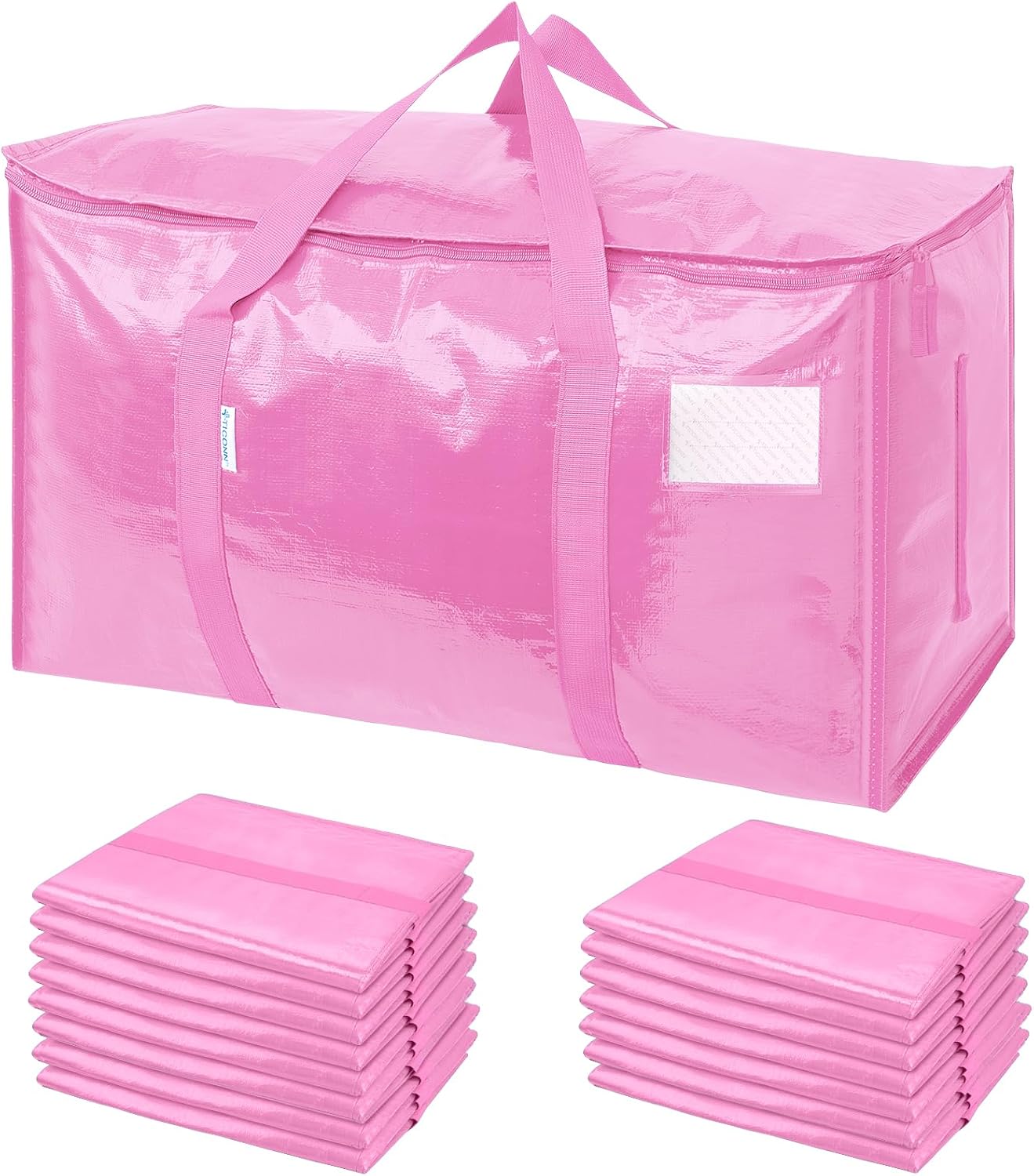 6 Pack Extra Large Moving and Storage Bags, Heavy Duty