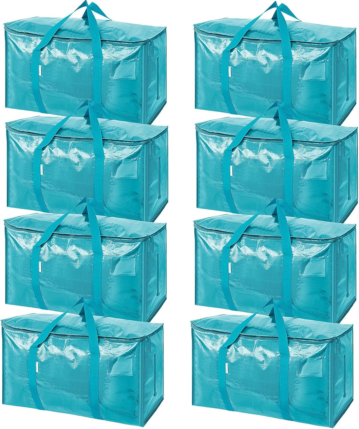 6 Pack Extra Large Moving and Storage Bags, Heavy Duty