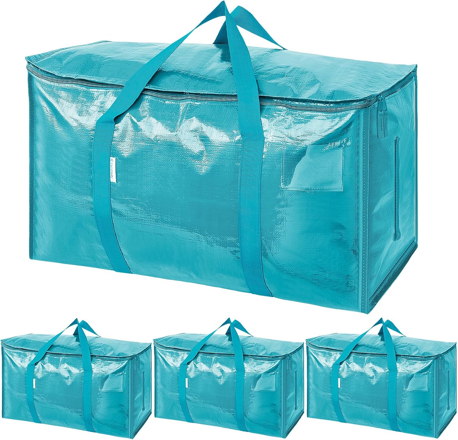 6 Pack Extra Large Moving and Storage Bags, Heavy Duty