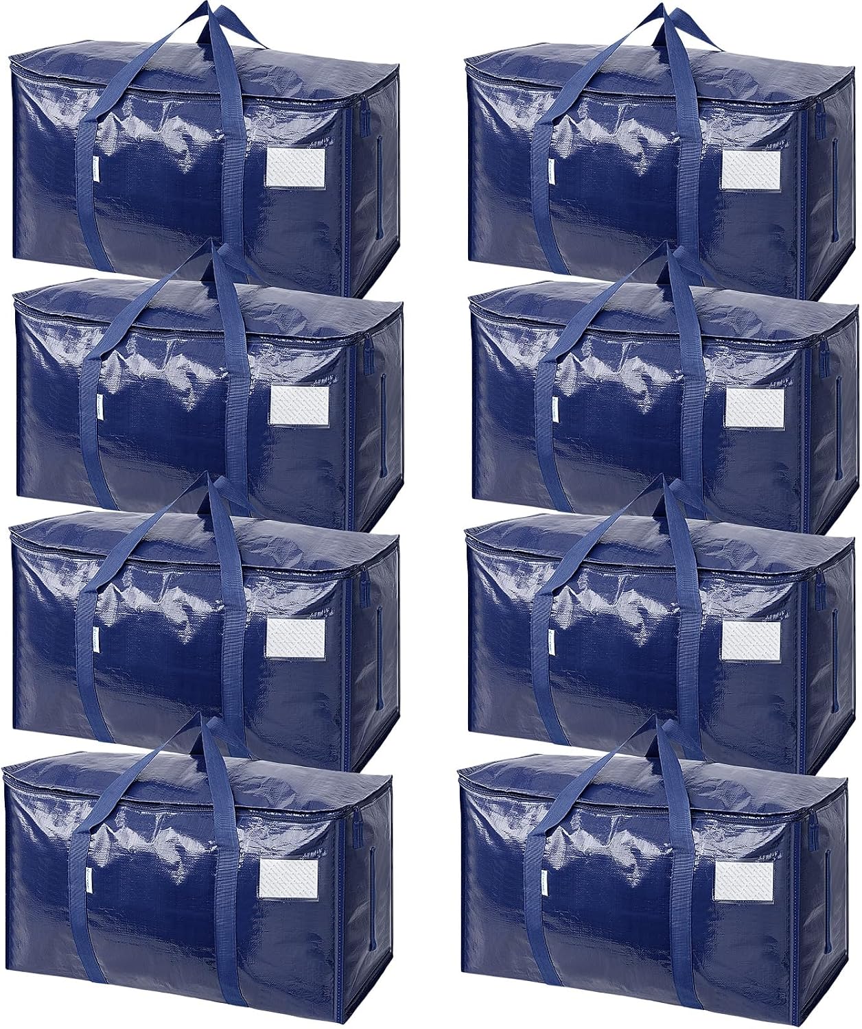 6 Pack Extra Large Moving and Storage Bags, Heavy Duty