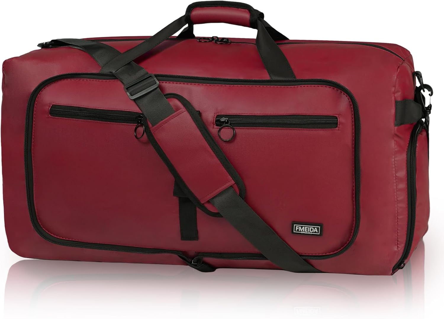 65L Foldable Travel Duffle Bag with Shoe Compartment