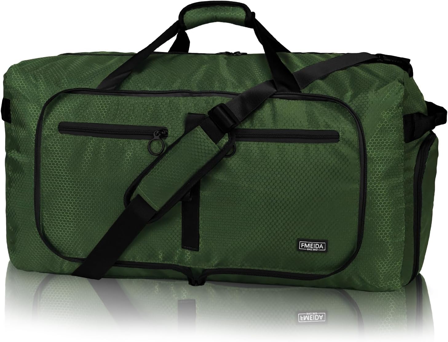 65L Foldable Travel Duffle Bag with Shoe Compartment