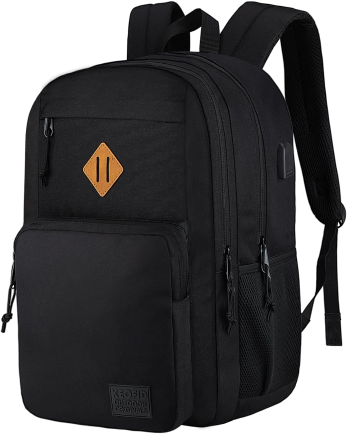 Anti Theft Laptop Backpack with USB Charging Port for Work and College