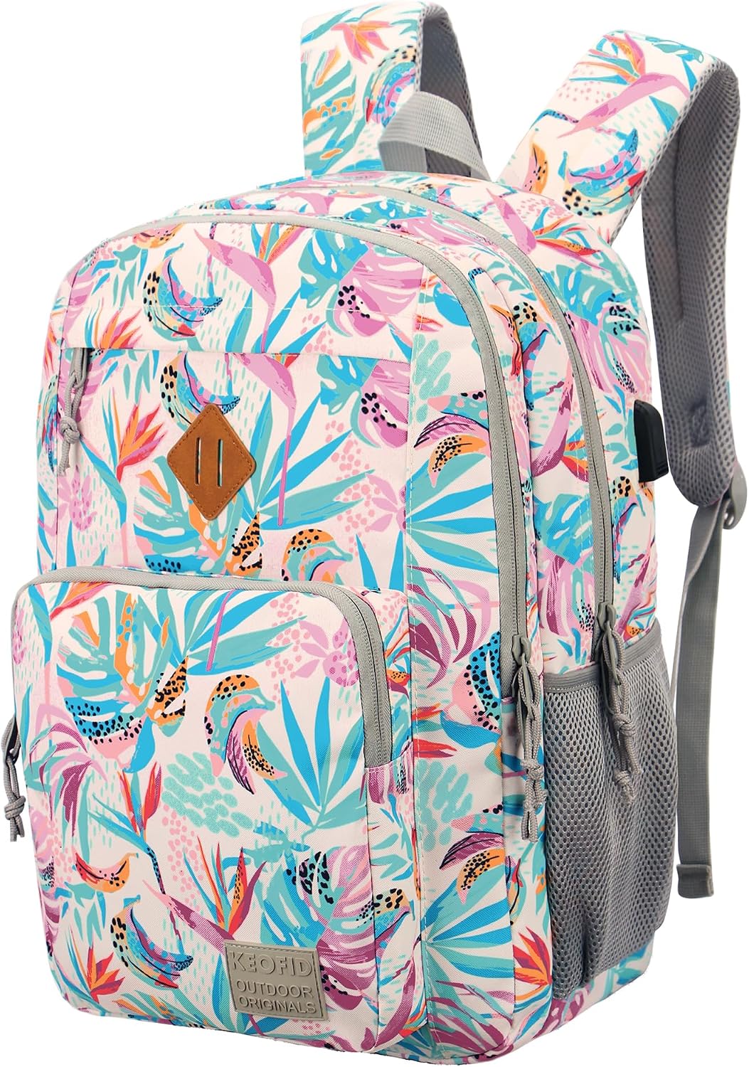 Anti Theft Laptop Backpack with USB Charging Port for Work and College