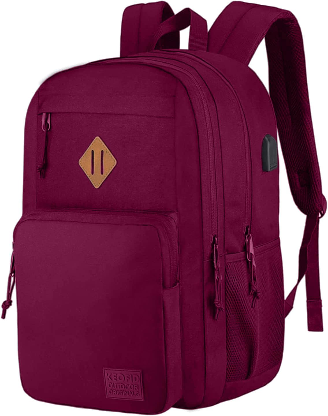 Anti Theft Laptop Backpack with USB Charging Port for Work and College