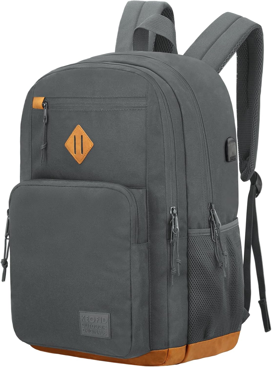 Anti Theft Laptop Backpack with USB Charging Port for Work and College