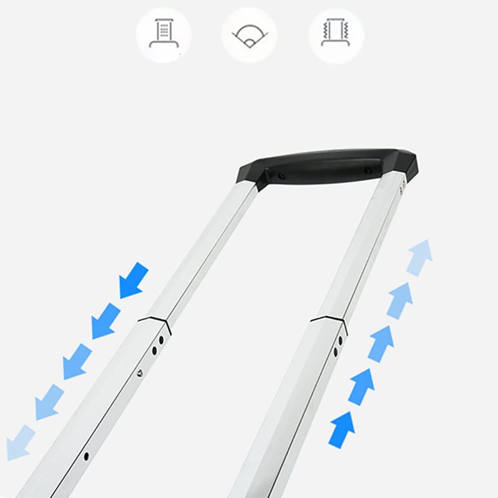 Folding 4 Wheel Luggage Cart for Bags, Lunch Backpacks and Golf Bags