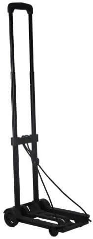 Folding Luggage Cart with Rollers for Bags and Boxes